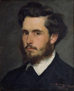Portret van Claude Monet (1840-1926) 1867